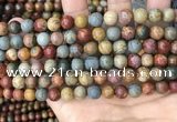 CPJ672 15.5 inches 8mm round picasso jasper beads wholesale