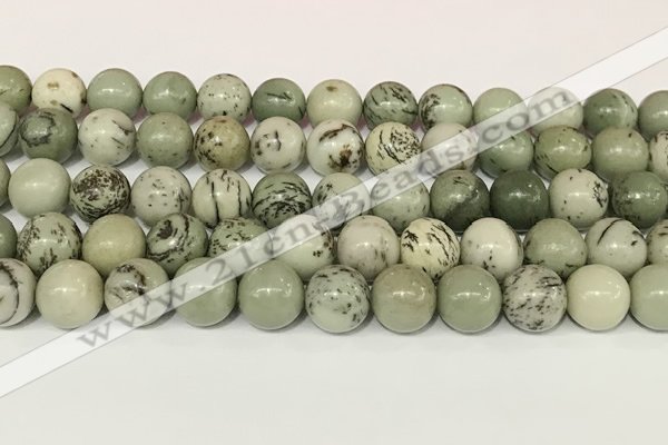 CPJ703 15.5 inches 10mm round greeting pine jasper beads