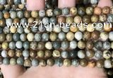 CPJ707 15.5 inches 6mm round rocky butte picture jasper beads