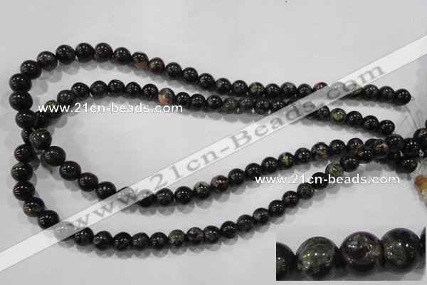 CPM01 15.5 inches 6mm round plum blossom jade beads wholesale