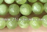 CPO44 15.5 inches 6mm round natural olivine gemstone beads