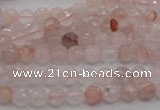 CPQ201 15.5 inches 4mm faceted round natural pink quartz beads