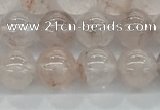 CPQ251 15.5 inches 6mm round natural pink quartz beads wholesale