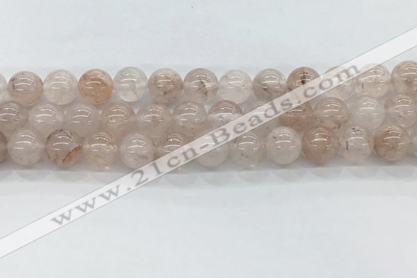 CPQ253 15.5 inches 10mm round natural pink quartz beads wholesale