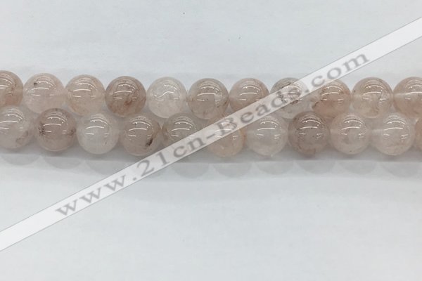 CPQ254 15.5 inches 12mm round natural pink quartz beads wholesale