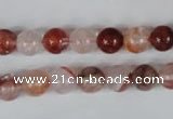 CPQ29 15.5 inches 8mm round natural pink quartz beads wholesale