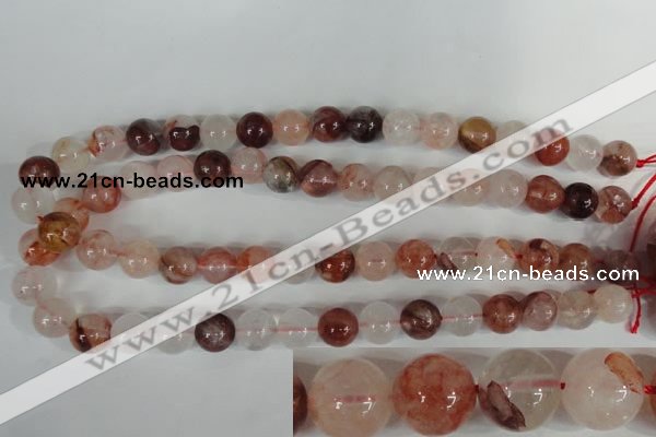 CPQ31 15.5 inches 12mm round natural pink quartz beads wholesale