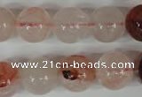 CPQ32 15.5 inches 14mm round natural pink quartz beads wholesale