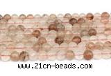 CPQ341 15.5 inches 6mm round pink quartz gemstone beads