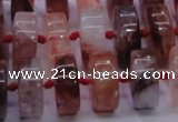 CPQ40 15.5 inches 7*15mm rondelle pink quartz beads wholesale