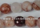 CPQ68 15.5 inches 16mm faceted round natural pink quartz beads