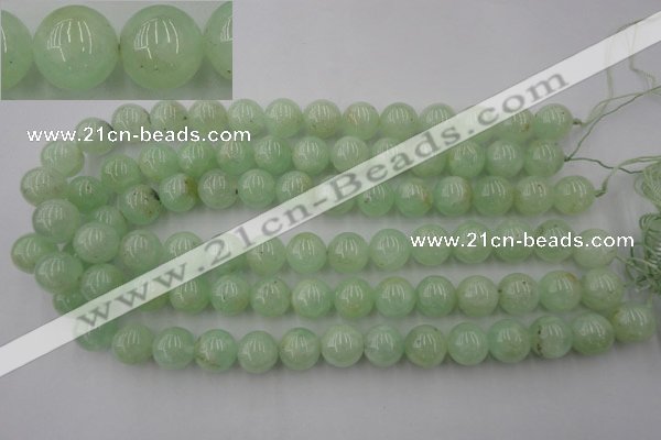 CPR105 15.5 inches 14mm round natural prehnite beads wholesale