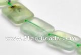 CPR12 A grade 12*16mm rectangle natural prehnite gemstone beads