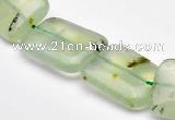 CPR15 A grade 15*20mm rectangle natural Prehnite gemstone beads