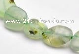 CPR18 A grade 12*14mm freeform natural Prehnite gemstone beads