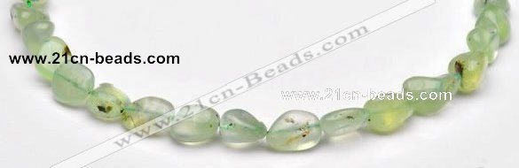 CPR18 A grade 12*14mm freeform natural Prehnite gemstone beads