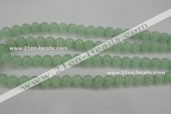 CPR302 15.5 inches 8mm round natural prehnite beads wholesale