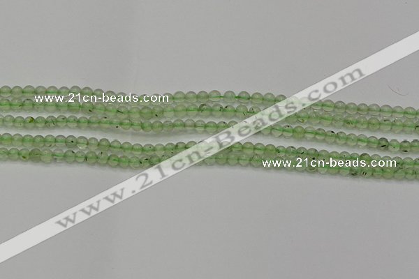 CPR310 15.5 inches 4mm round natural prehnite gemstone beads