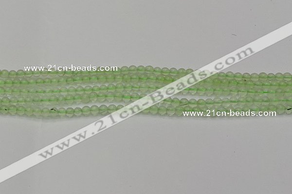 CPR321 15.5 inches 4mm round natural prehnite gemstone beads