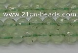 CPR333 15.5 inches 6mm faceted round natural prehnite beads