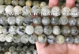 CPR355 15.5 inches 14mm faceted round prehnite beads wholesale