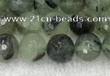 CPR405 15.5 inches 6mm faceted round prehnite beads wholesale