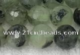 CPR406 15.5 inches 8mm faceted round prehnite beads wholesale