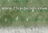 CPR415 15.5 inches 6mm faceted round natural prehnite beads