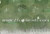 CPR416 15.5 inches 8mm faceted round natural prehnite beads