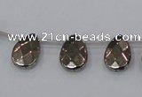 CPY377 Top drilled 10*14mm briolette pyrite gemstone beads