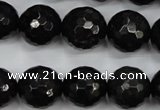 CPY503 15.5 inches 10mm faceted round natural chalcopyrite beads