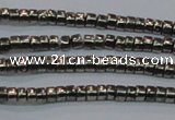 CPY606 15.5 inches 2*3mm heishi pyrite gemstone beads