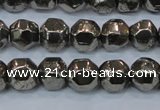 CPY617 15.5 inches 10mm nuggets pyrite gemstone beads