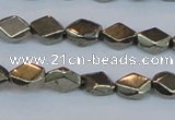 CPY651 15.5 inches 6*8mm pyrite gemstone beads wholesale