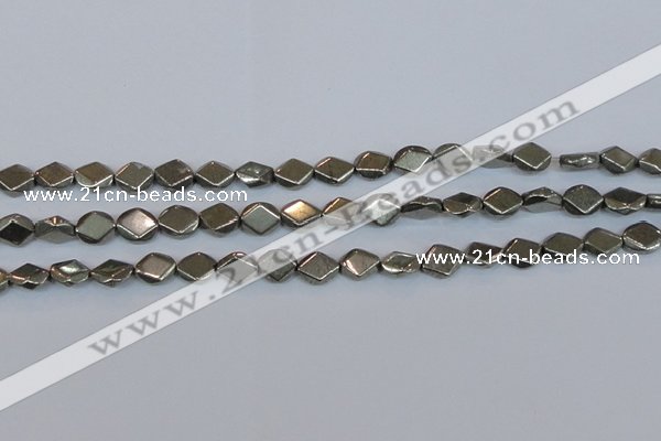 CPY652 15.5 inches 8*10mm pyrite gemstone beads wholesale