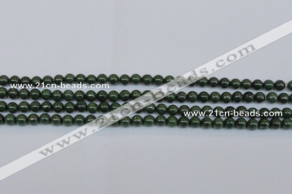 CPY761 15.5 inches 6mm round pyrite gemstone beads wholesale