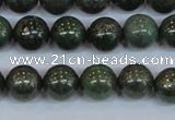 CPY763 15.5 inches 10mm round pyrite gemstone beads wholesale