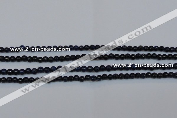 CPY770 15.5 inches 4mm round pyrite gemstone beads wholesale