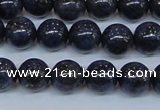 CPY773 15.5 inches 10mm round pyrite gemstone beads wholesale