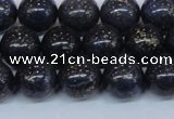 CPY774 15.5 inches 12mm round pyrite gemstone beads wholesale