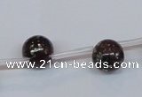 CPY781 Top drilled 10mm round pyrite gemstone beads wholesale