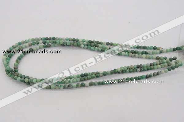 CQJ01 15.5 inches 4mm round Qinghai jade beads wholesale