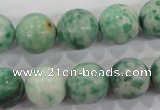 CQJ06 15.5 inches 14mm round Qinghai jade beads wholesale