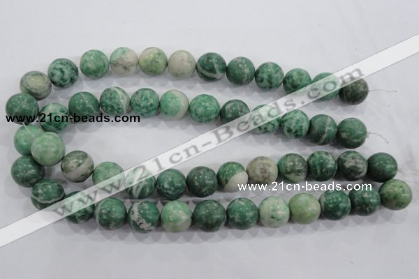 CQJ07 15.5 inches 16mm round Qinghai jade beads wholesale