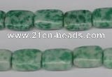 CQJ223 15.5 inches 10*14mm rectangle Qinghai jade beads wholesale