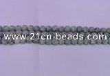 CQJ251 15.5 inches 6mm round matte Qinghai jade beads