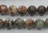 CRA02 15.5 inches 10mm round natural rainforest agate gemstone beads