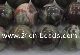 CRA116 15.5 inches 18mm round rainforest agate beads