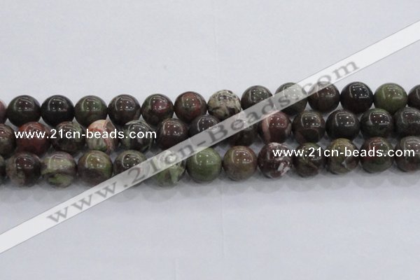 CRA116 15.5 inches 18mm round rainforest agate beads