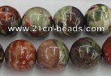 CRA154 15.5 inches 16mm round rainforest agate beads wholesale